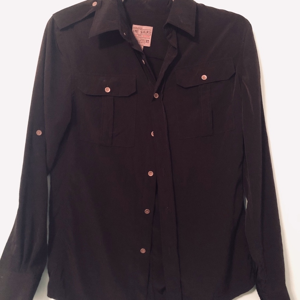 Joe's Jeans Black Button down shirt